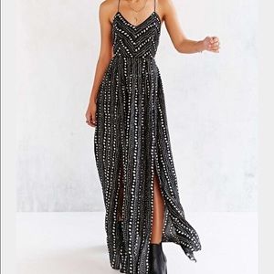 Urban Outfitters Black strappy back maxi dress